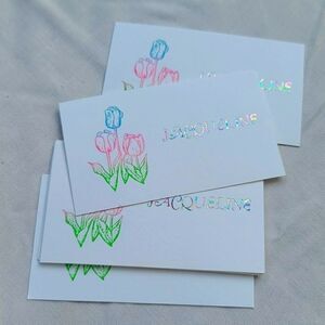 3/10$ Beautiful Jacqueline blank business cards
